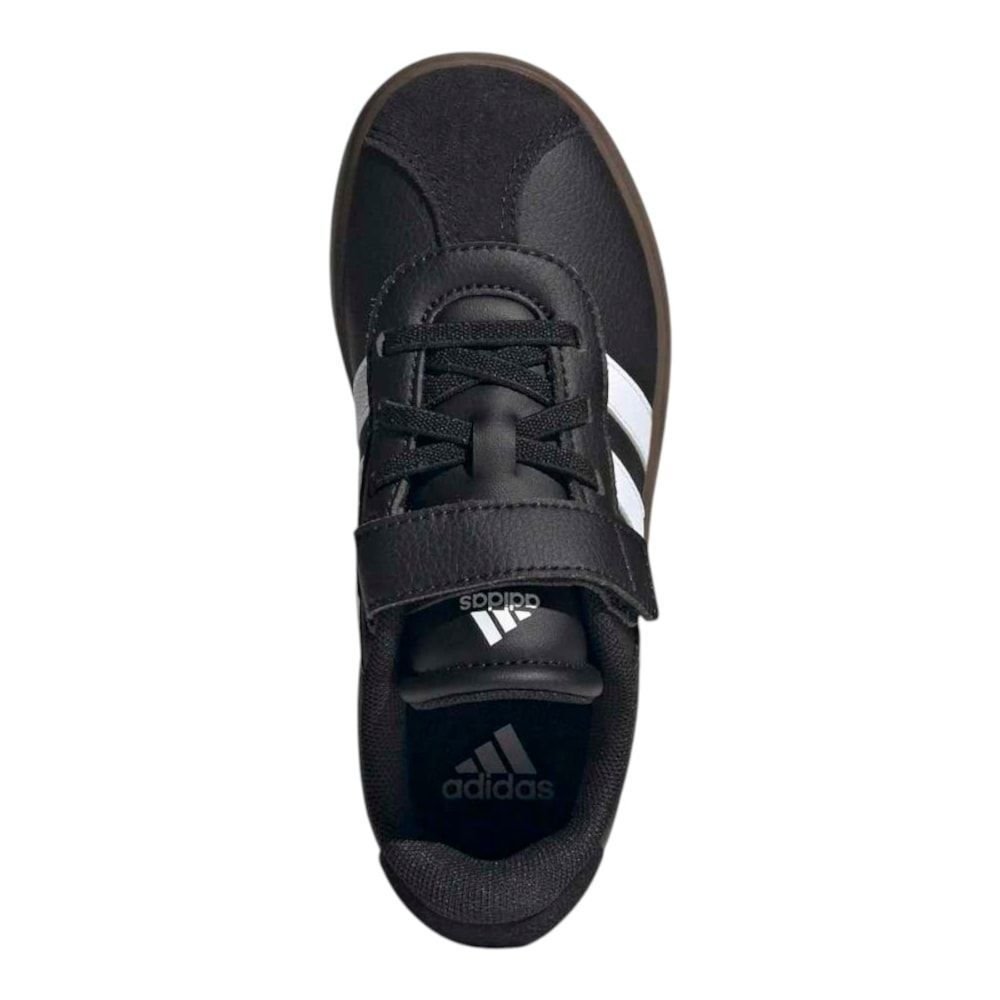 Tênis Adidas VL Court 3.0 EL C Infantil Preto 5