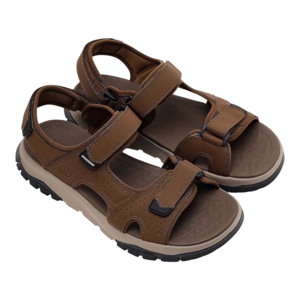 Sandália Skechers Wagner-Avalon Masculina Marrom 4