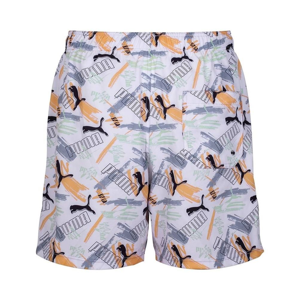 Short Puma Board Estampado Masculino Branco 2