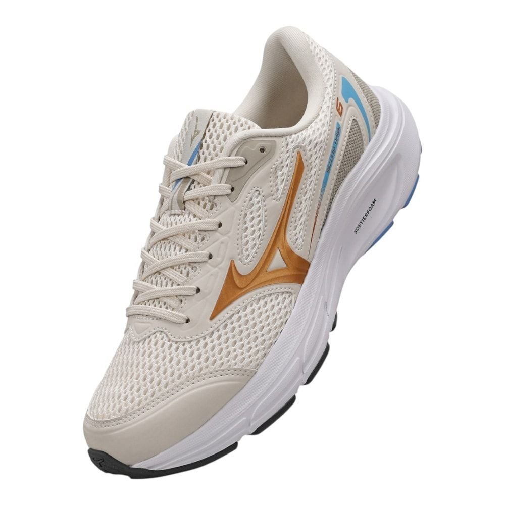 Tênis Mizuno Hawk 6 Feminino Bege 3