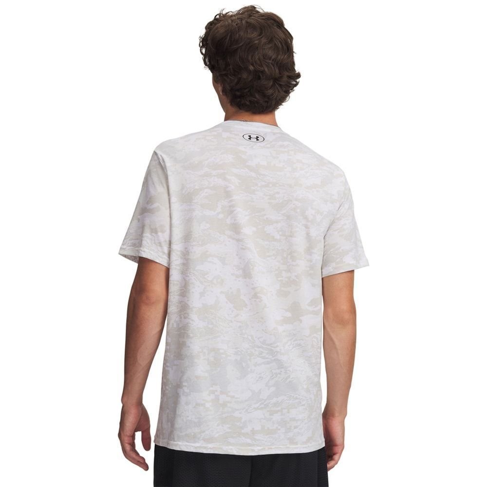 Camiseta Under Armour Abc Camo SS Masculina Branco 2