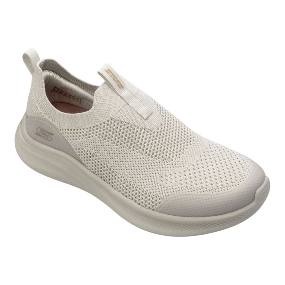 Tênis Skechers Bobs Moda Flex-Chill Dawn Feminino Bege 2