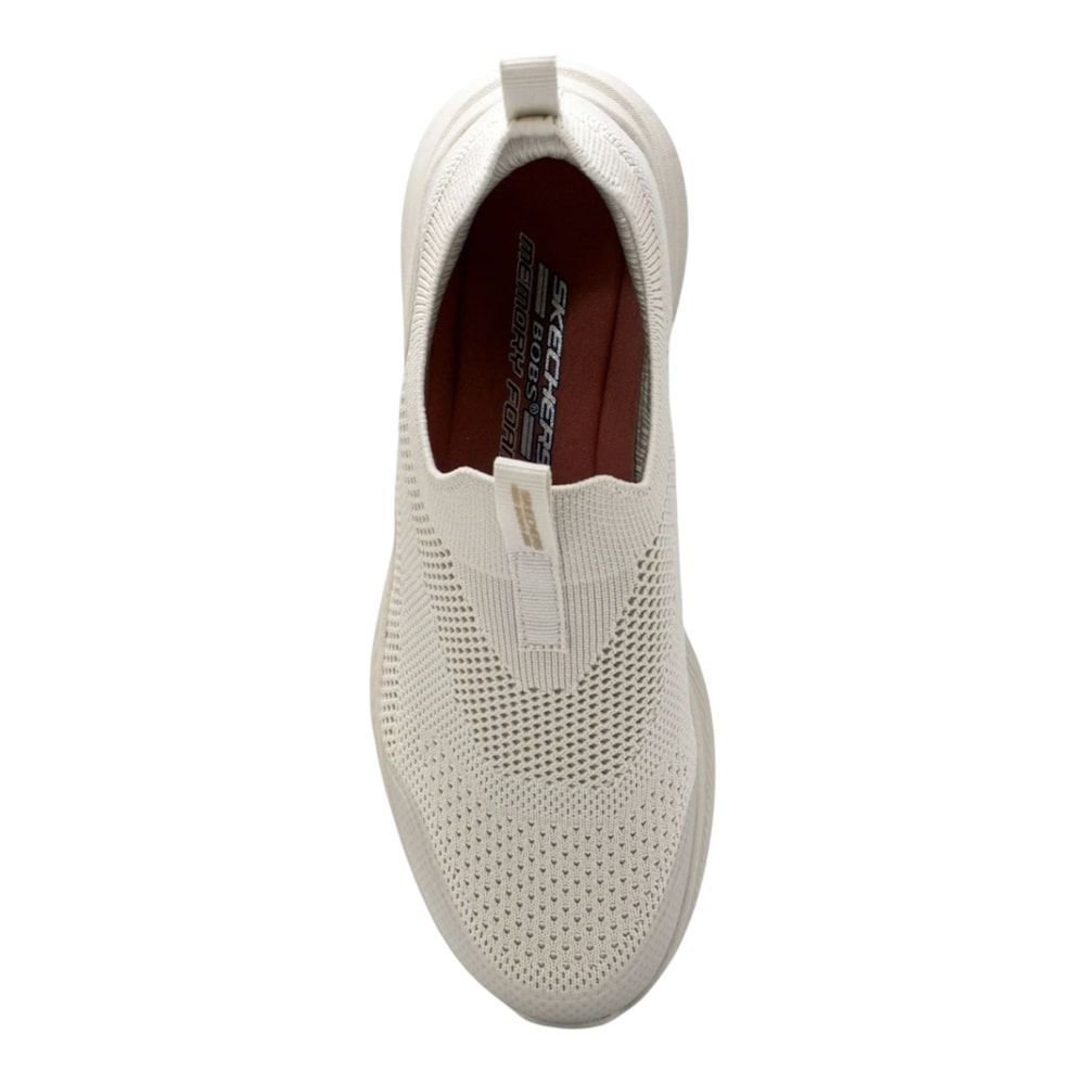 Tênis Skechers Bobs Moda Flex-Chill Dawn Feminino Bege 4