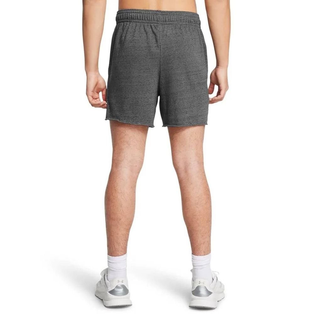 Short Under Armour Rival Terry 6In Masculino Cinza 2