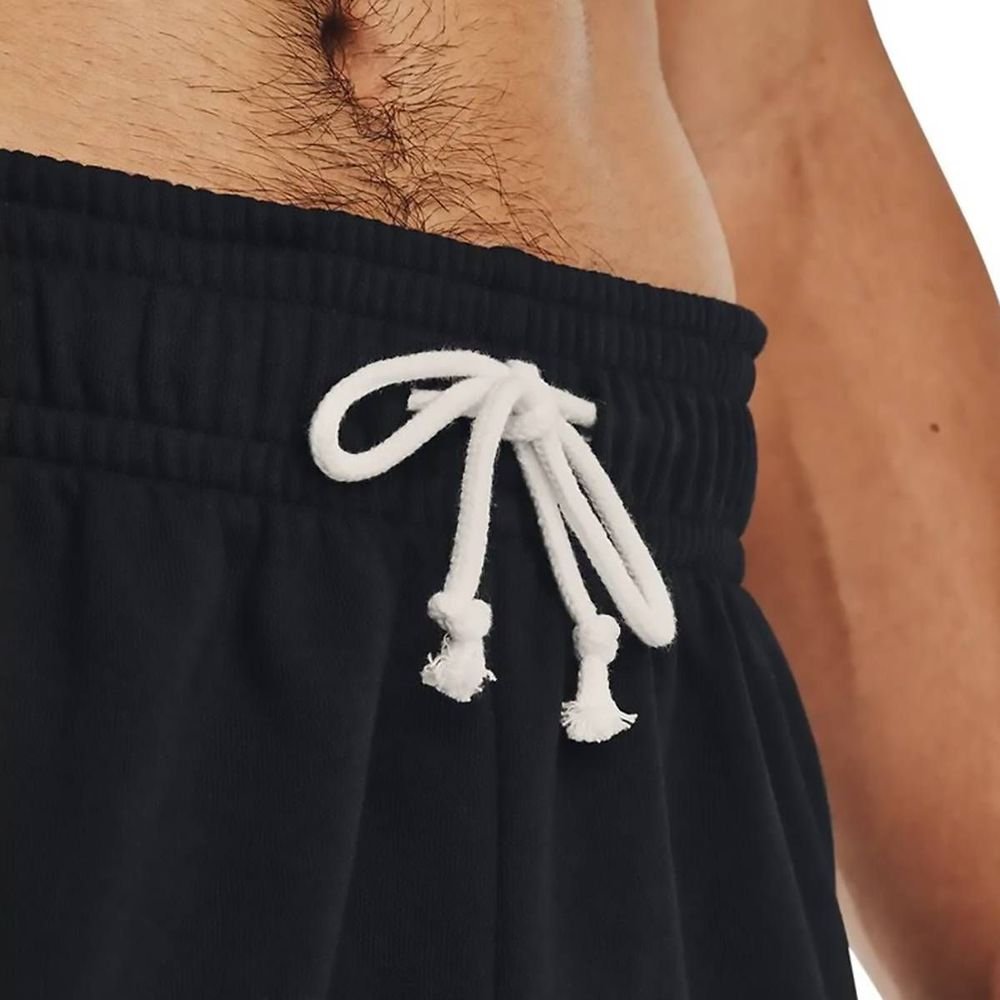 Short Under Armour Rival Terry 6In Masculino Preto 3
