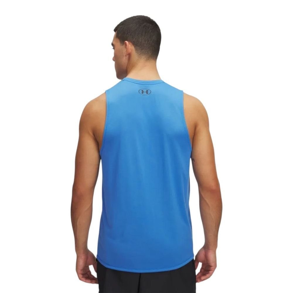 Regata Under Armour Tech Tank Masculina Azul 2