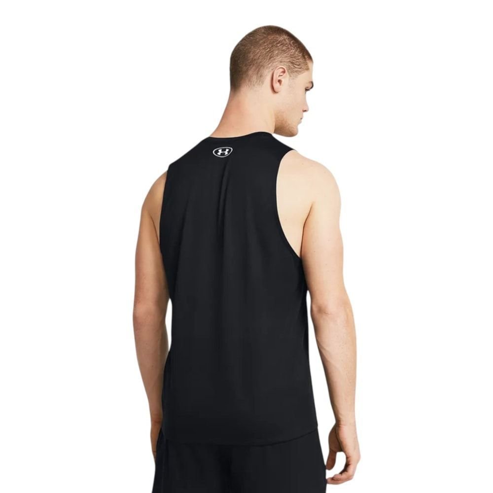 Regata Under Armour Tech Tank Masculina Preto 2