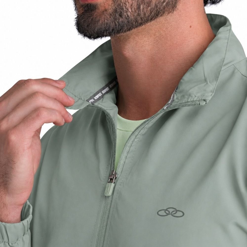 Jaqueta Quebra-Vento Olympikus Essential Masculina Verde 5