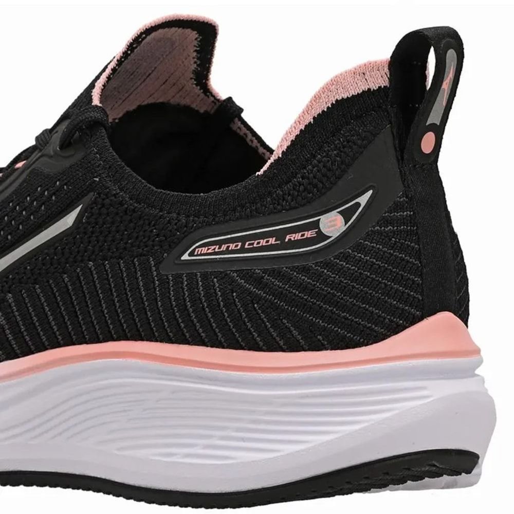 Tênis Mizuno Cool Ride 3 Feminino Preto 4