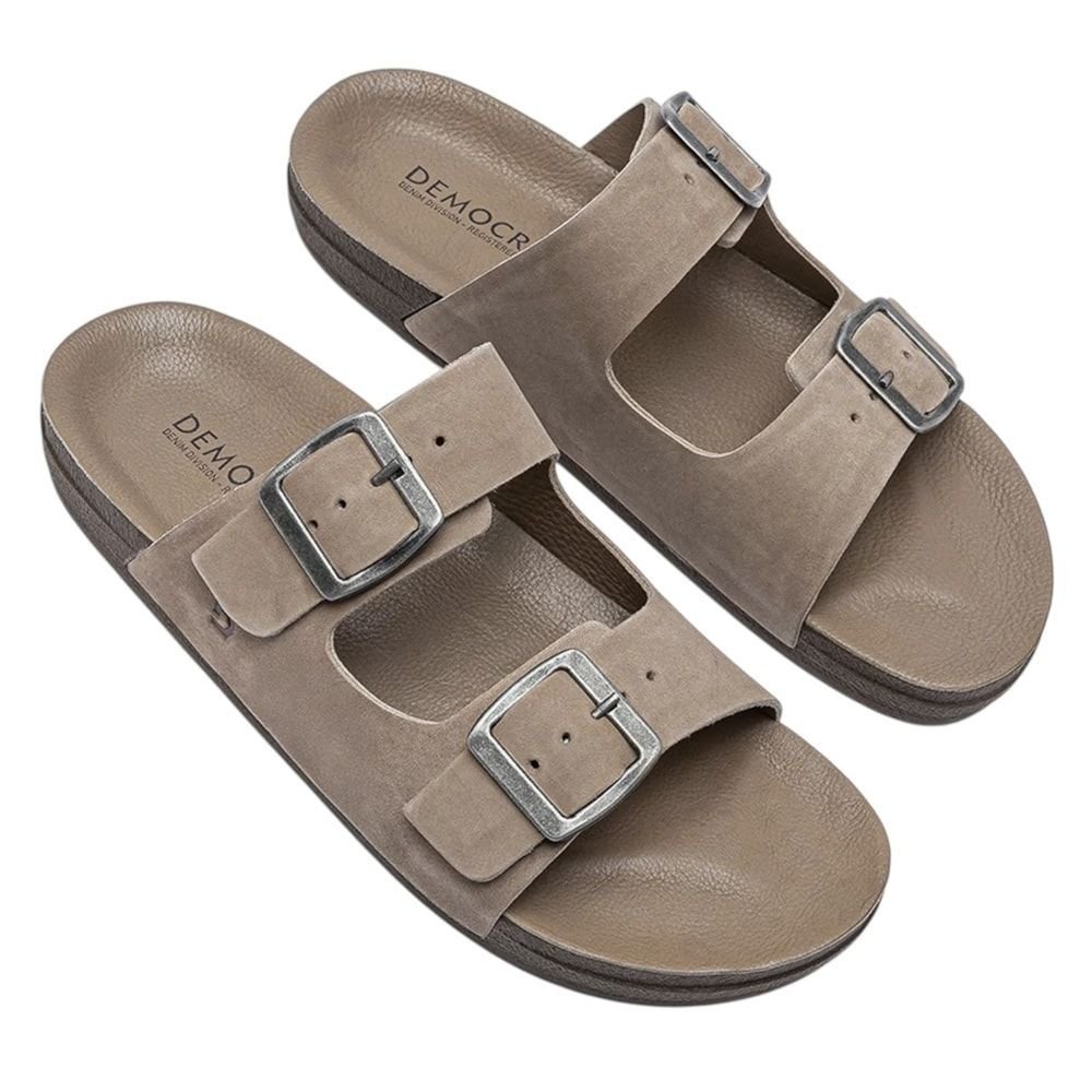 Sandália Democrata Easy Weekend Masculina Bege 2