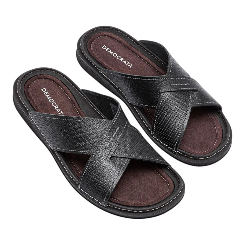 Sandália Democrata Easy Lazy Masculina Preto 3