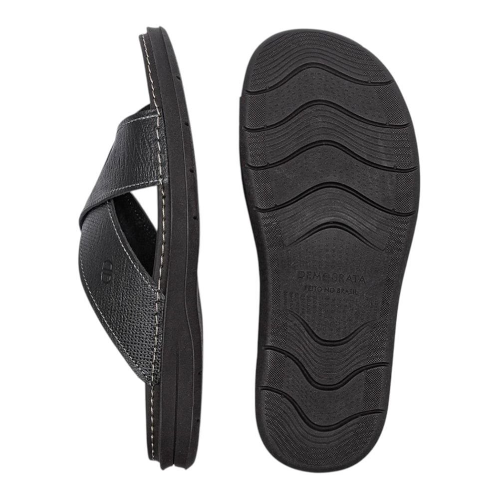 Sandália Democrata Easy Lazy Masculina Preto 4