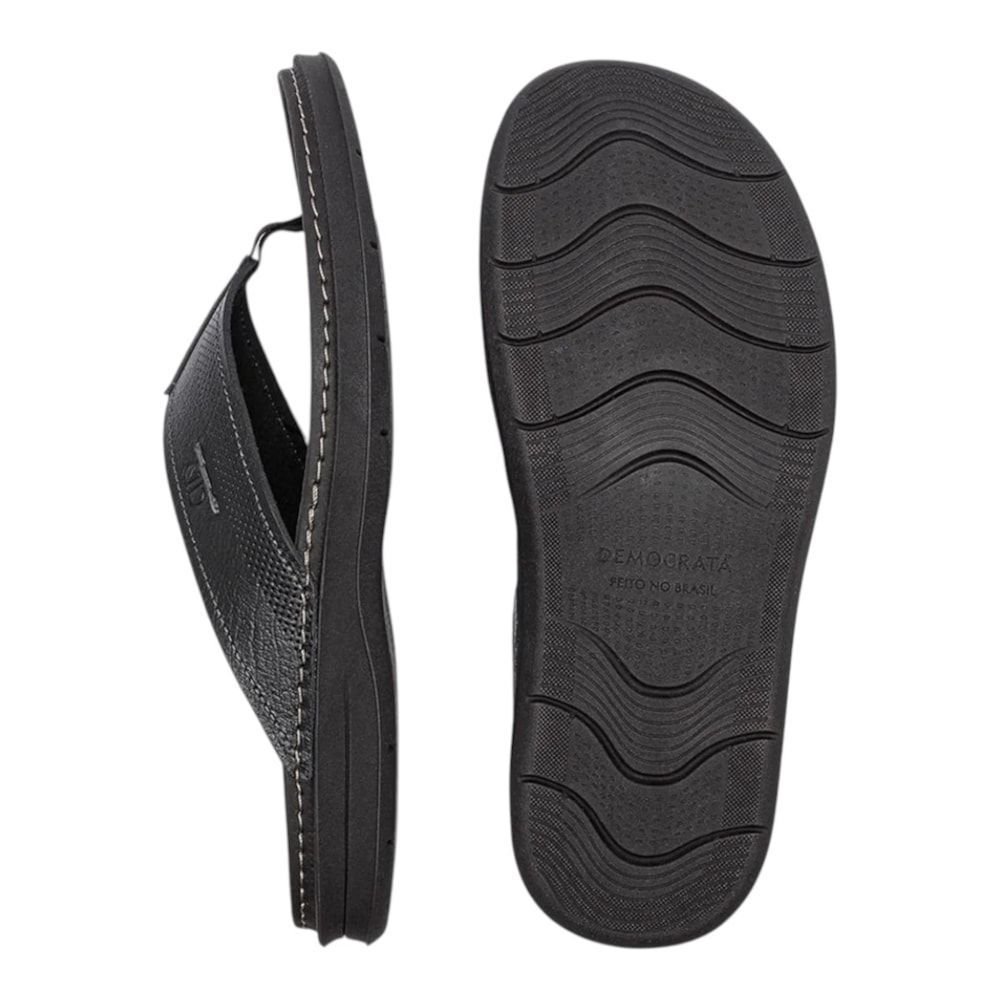 Chinelo Democrata Lazy Masculino Preto 4