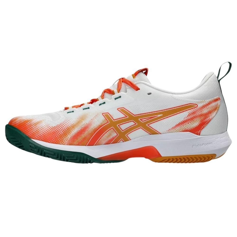Tênis Asics Sonicsmash FF Padel Masculino Branco/Laranja 2