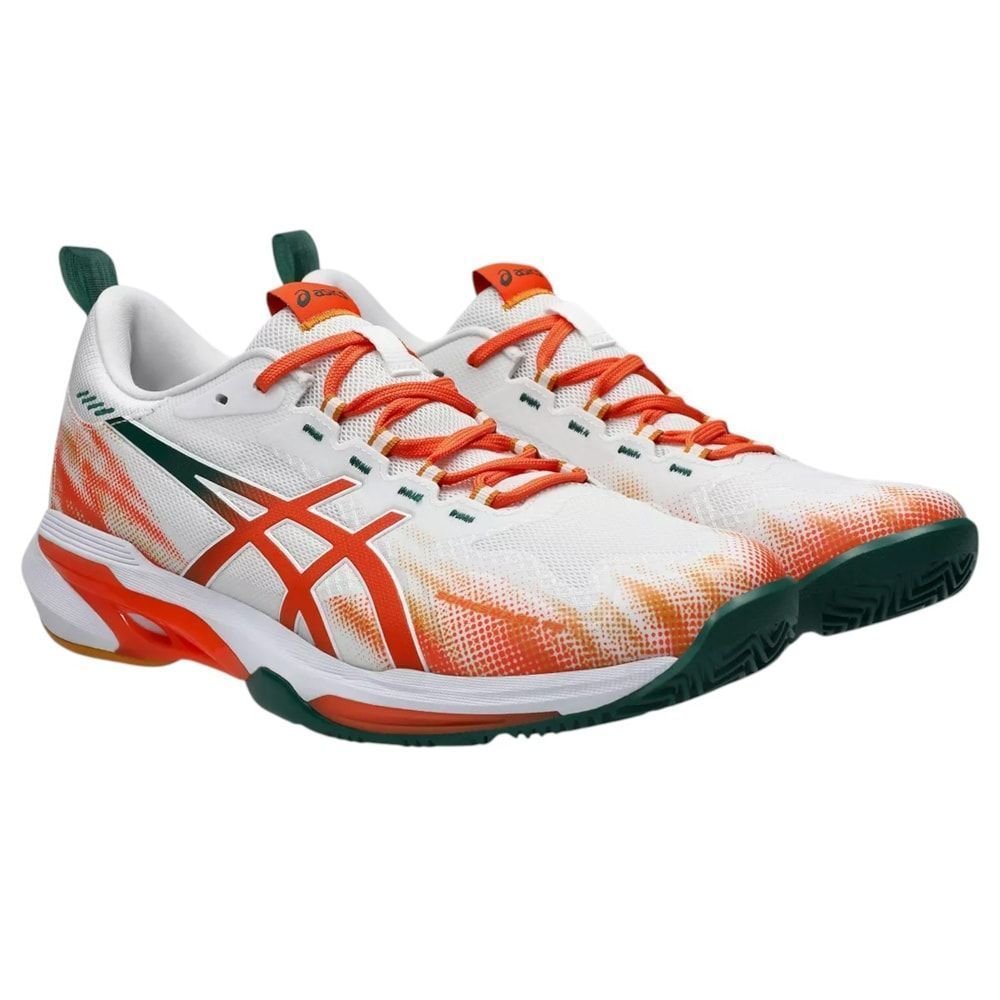 Tênis Asics Sonicsmash FF Padel Masculino Branco/Laranja 3