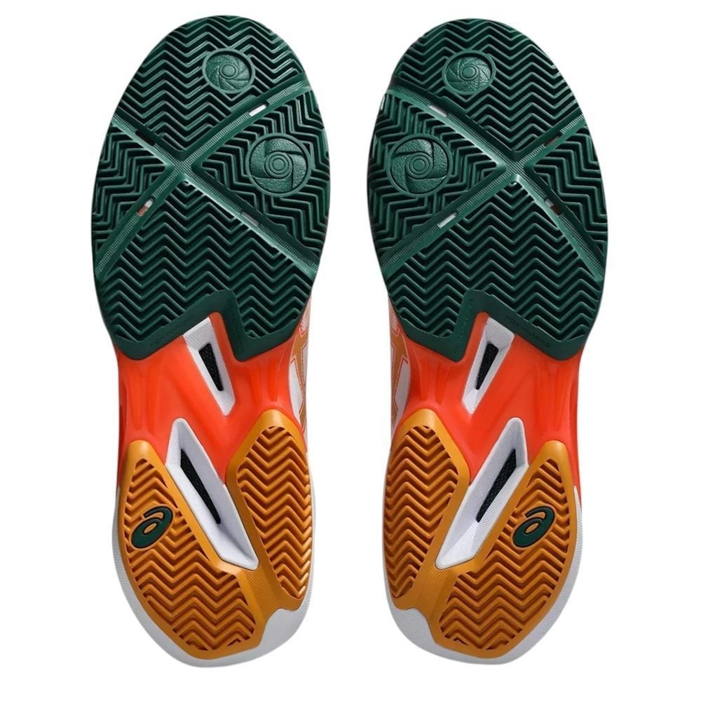 Tênis Asics Sonicsmash FF Padel Masculino Branco/Laranja 6