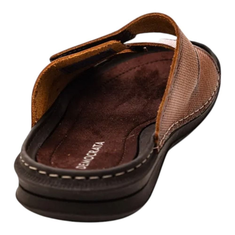 Chinelo Democrata Lazy Masculino Marrom 2