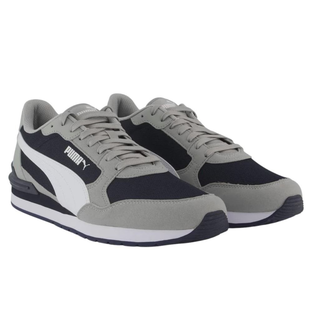 Tênis Puma ST Runner V4 Mesh Masculino Cinza 2