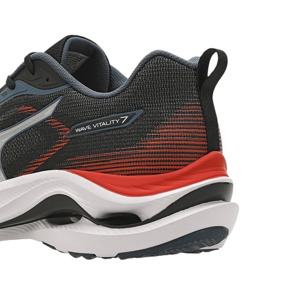 Tênis Mizuno Wave Vitality 7 Masculino Preto 4