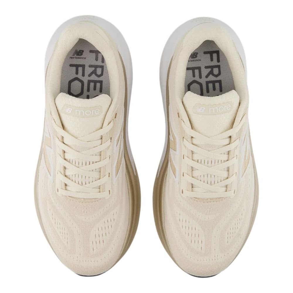 Tênis New Balance Fresh Foam X More V6 Feminino Bege 5