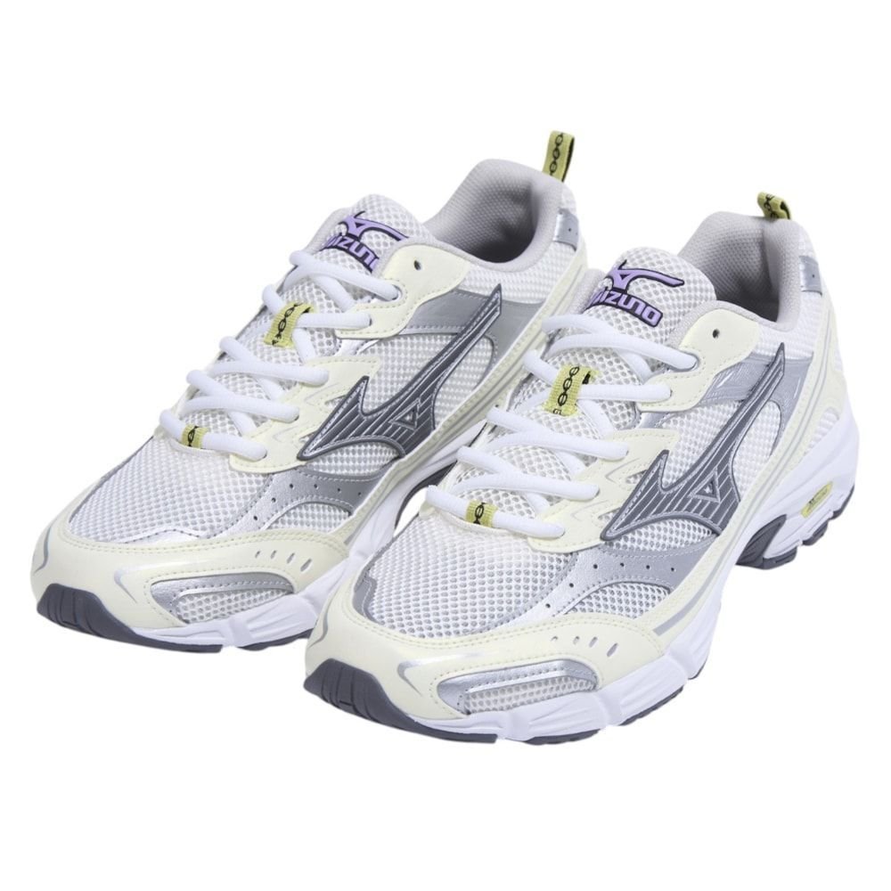 Tênis Mizuno MZR LS Original Unissex Branco/Amarelo 2