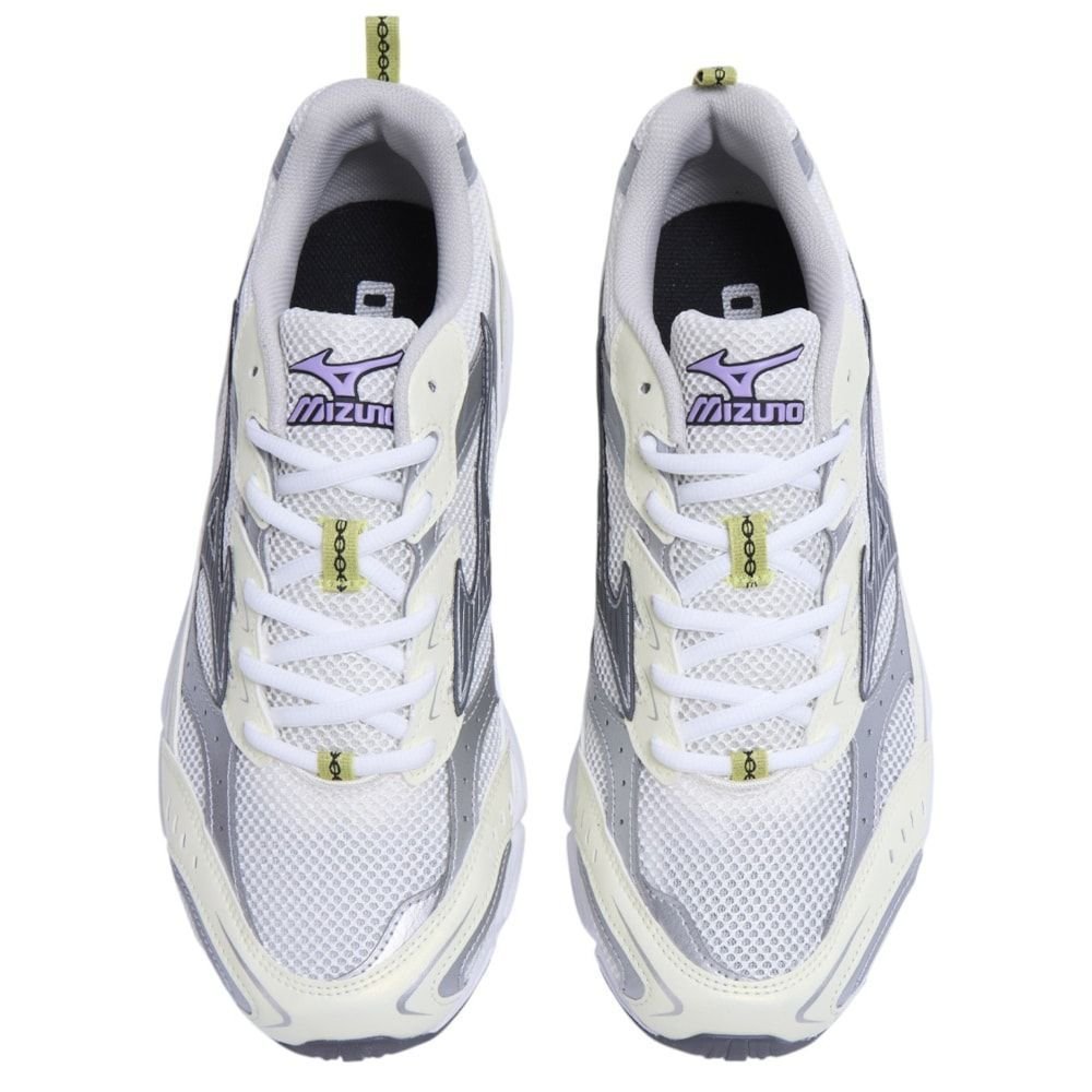 Tênis Mizuno MZR LS Original Unissex Branco/Amarelo 4