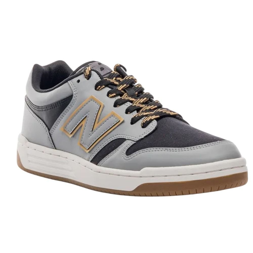Tênis New Balance 480 Low Unissex Cinza 3