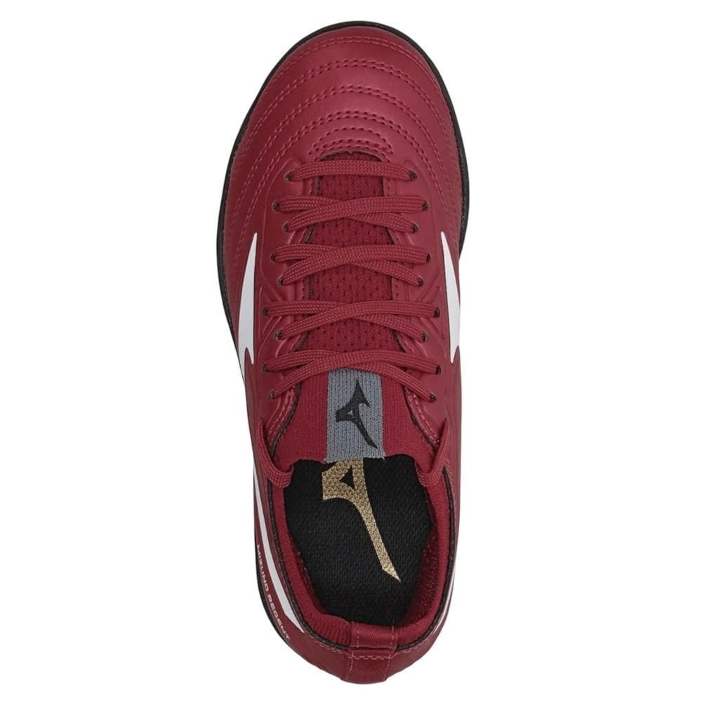 Chuteira Society Mizuno Regent AS Infantil Vermelho 4