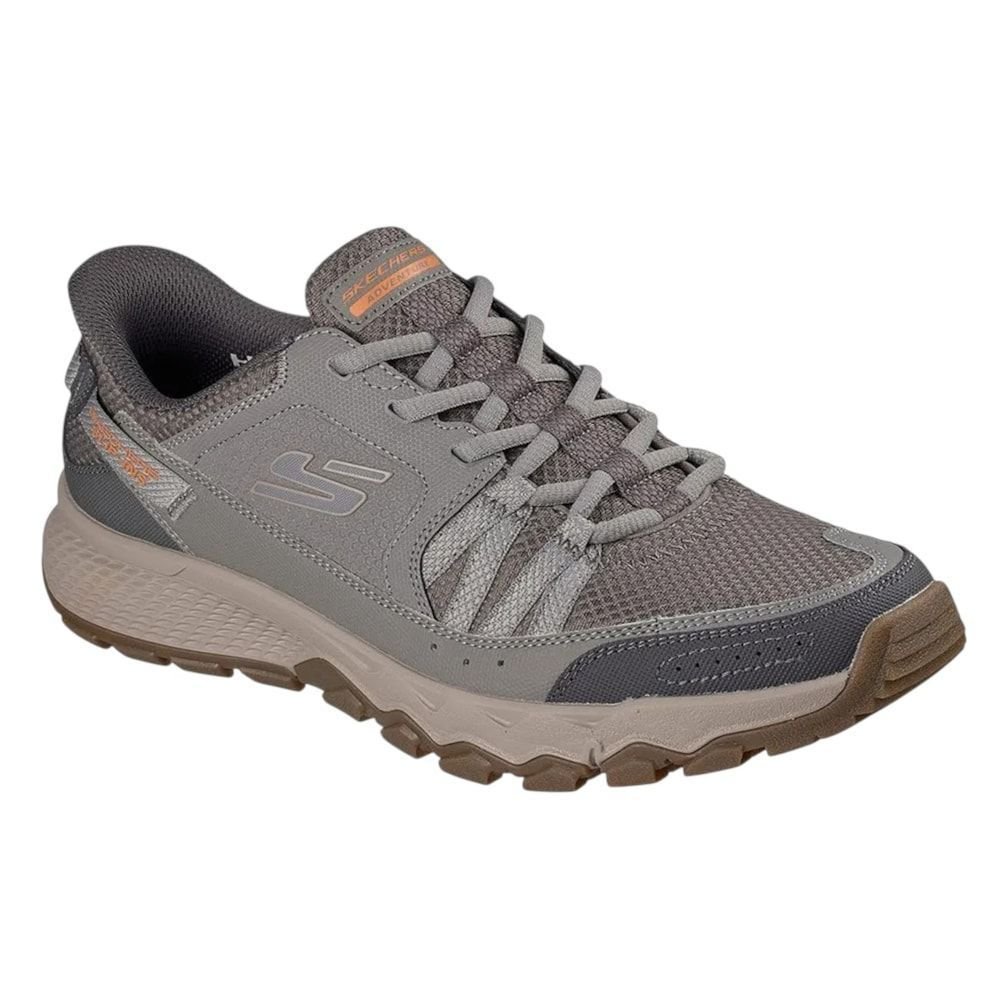 Tênis Skechers Dynamite At-Escapar Masculino Marrom/Cinza 3