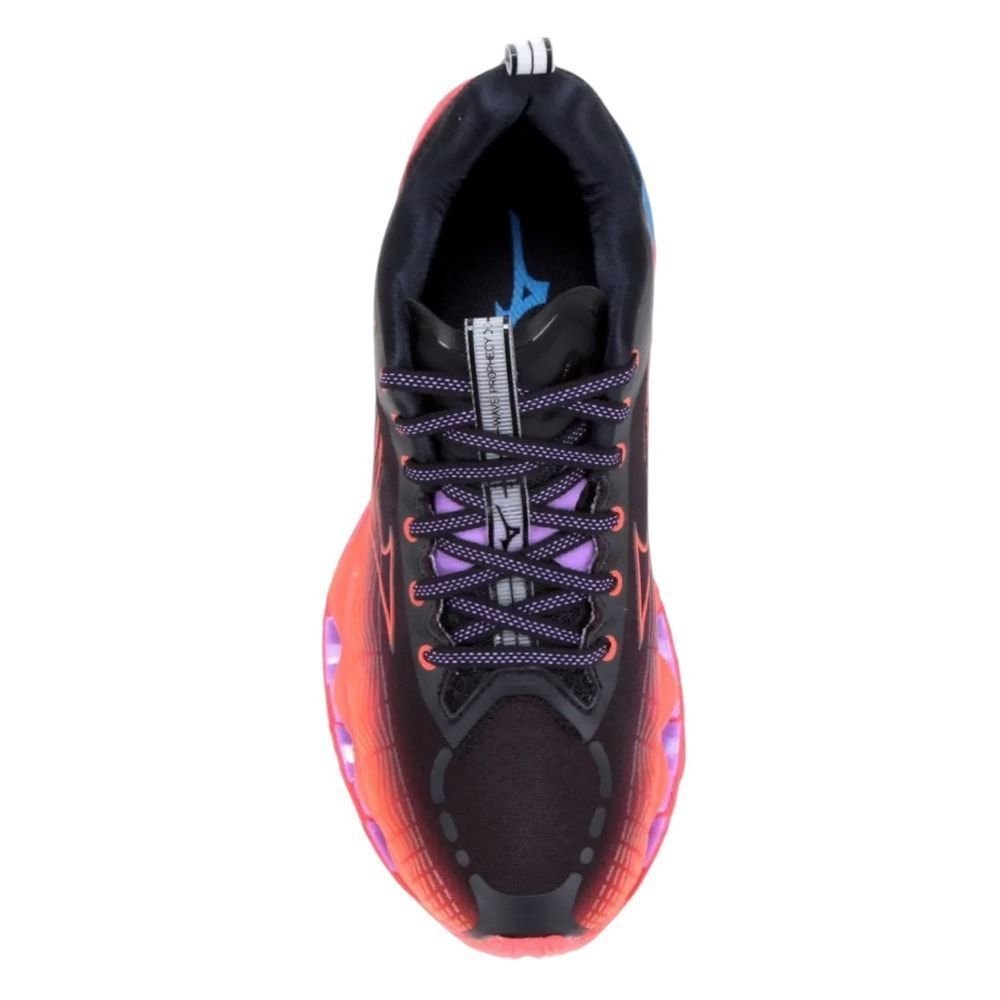 Tênis Mizuno Wave Prophecy X Feminino Preto/Laranja 3