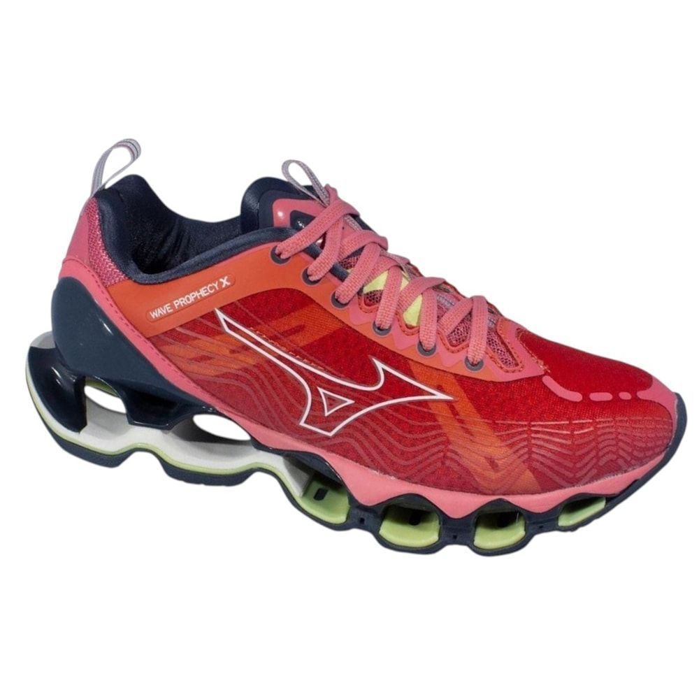 Tênis Mizuno Wave Prophecy X Feminino Vermelho 2
