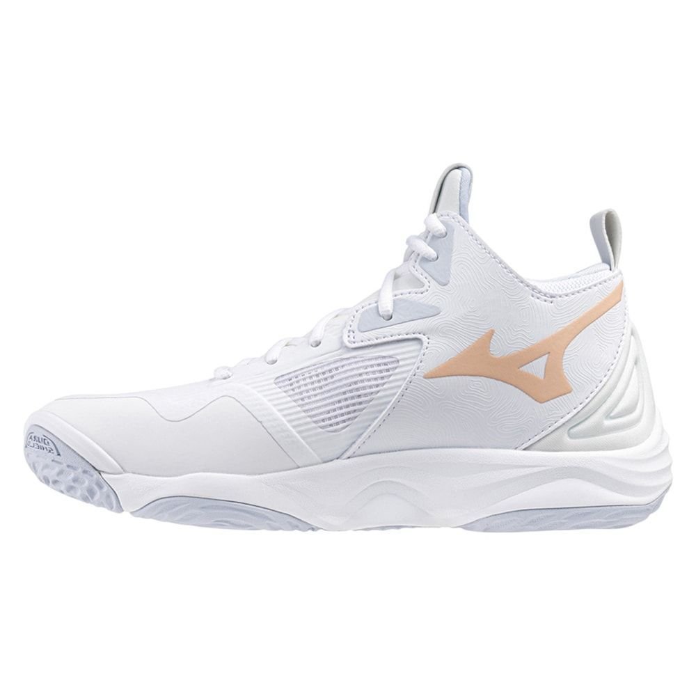 Tênis Mizuno Wave Momentum 3 Mid Feminino Branco 2