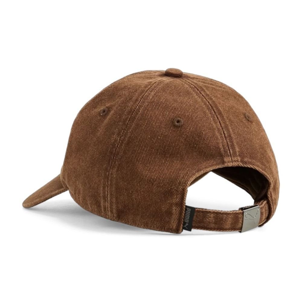 Boné Puma Wardrobe Essentials Metal Dad Marrom 2