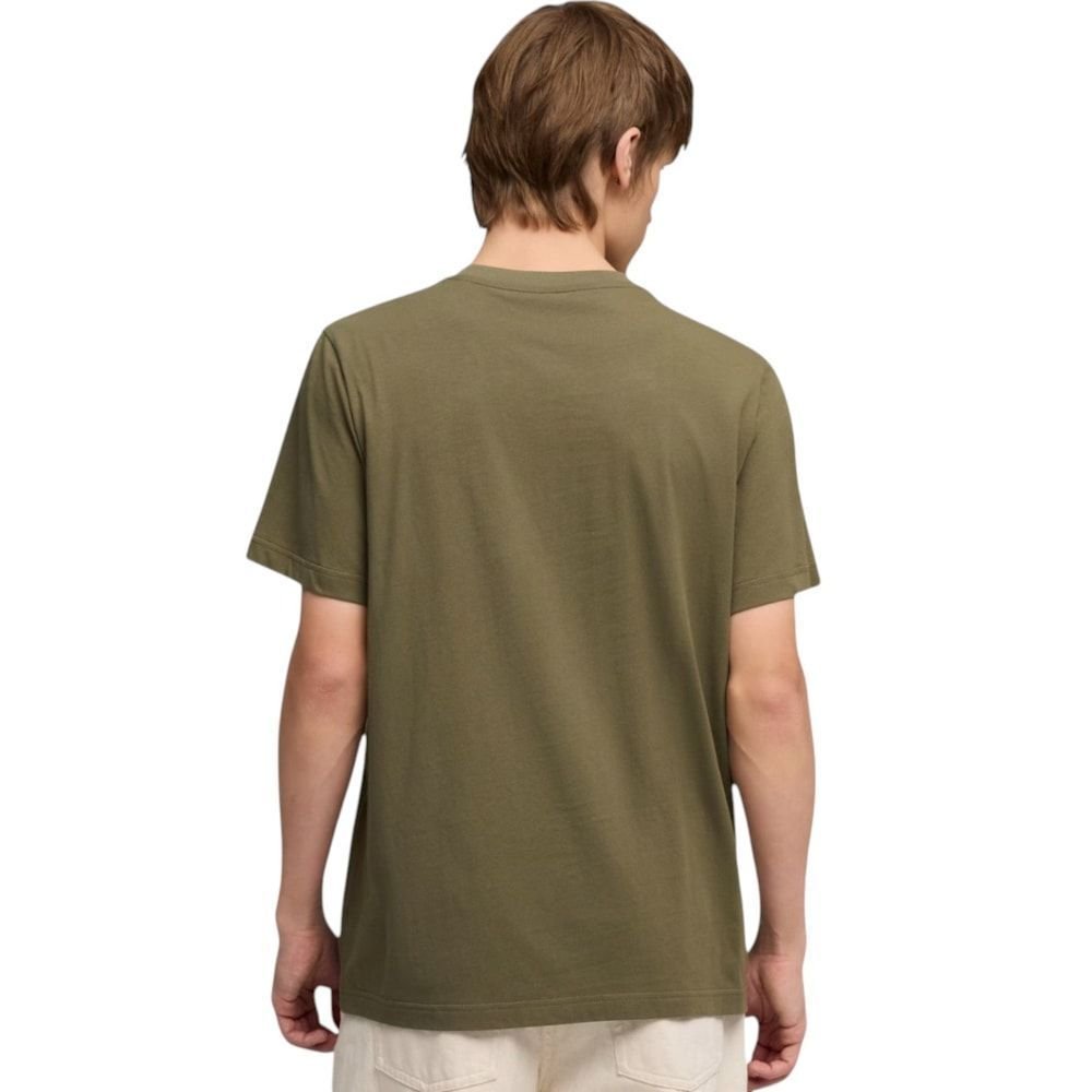 Camiseta Puma Ess Small No. 1 Logo Masculina Verde 2