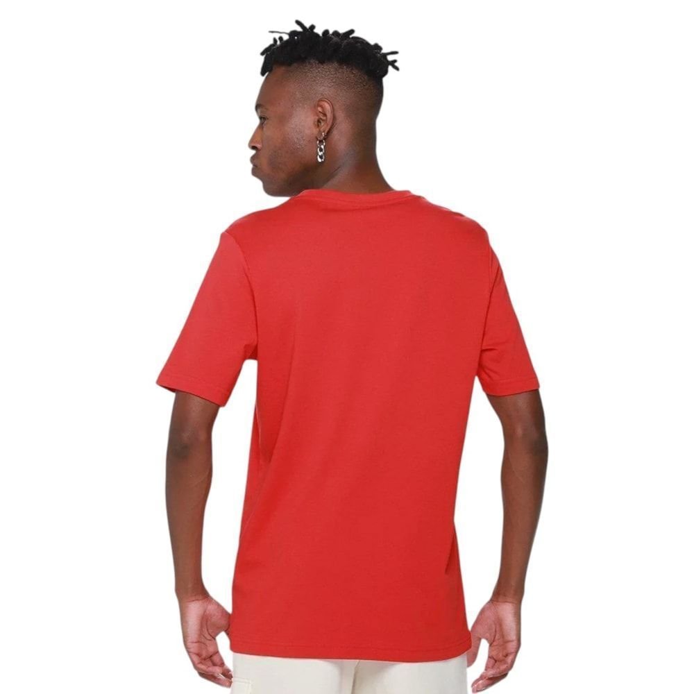 Camiseta Puma Ess Small No. 1 Logo Masculina Vermelho 2