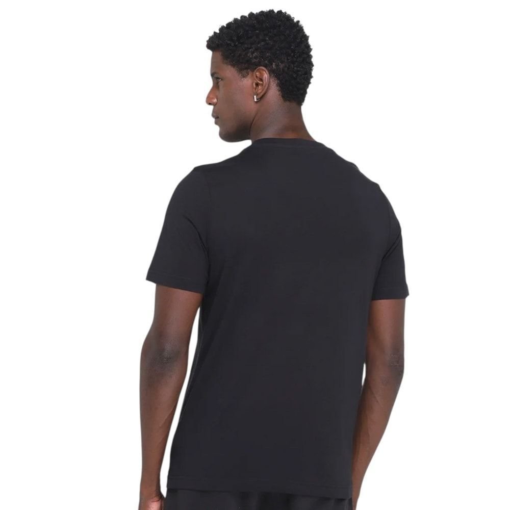 Camiseta Puma Ess Small No. 1 Logo Masculina Preto 2