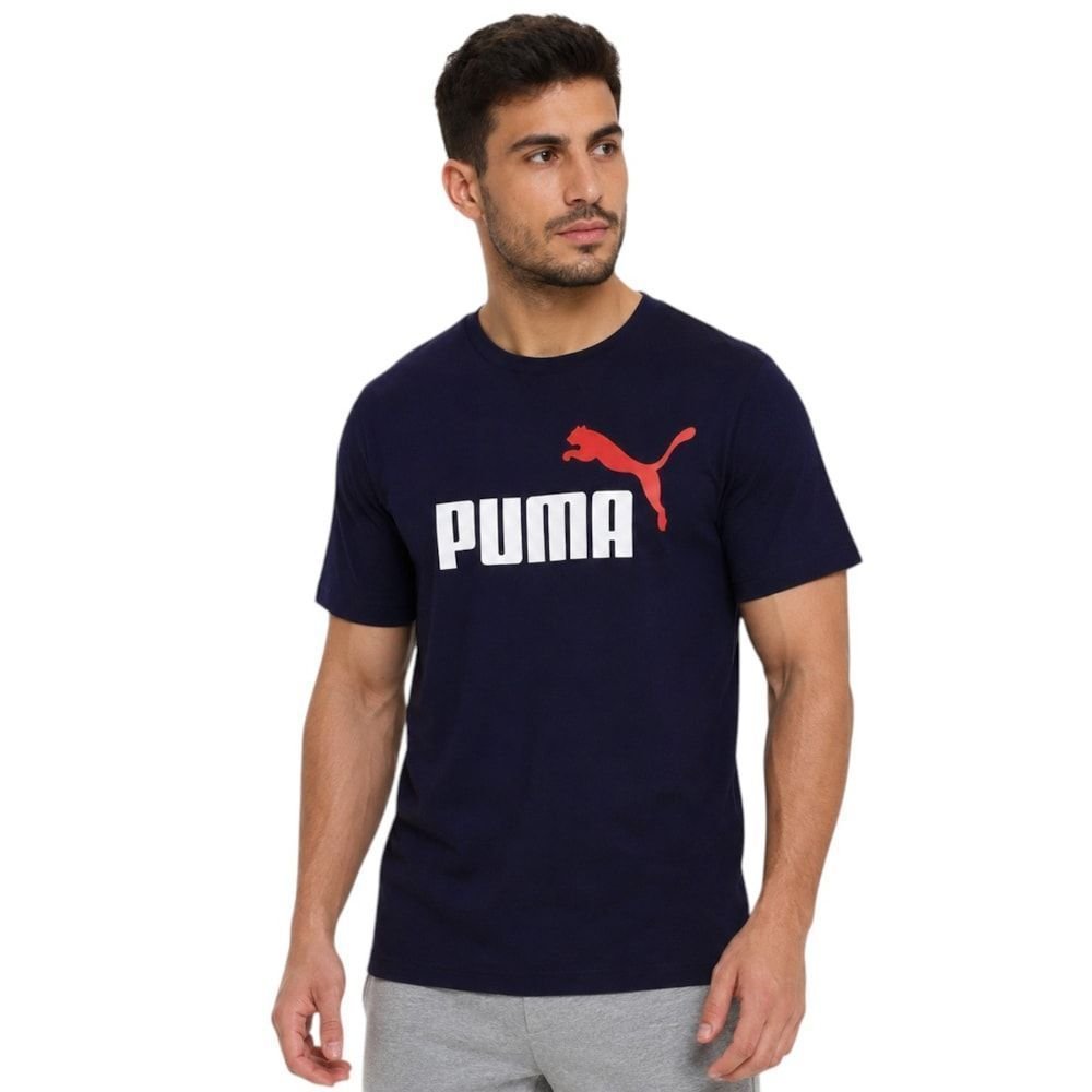 Camiseta Puma Ess 2 Color No. 1 Masculina