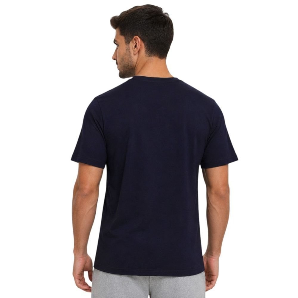 Camiseta Puma Ess 2 Color No. 1 Masculina Azul Marinho 2