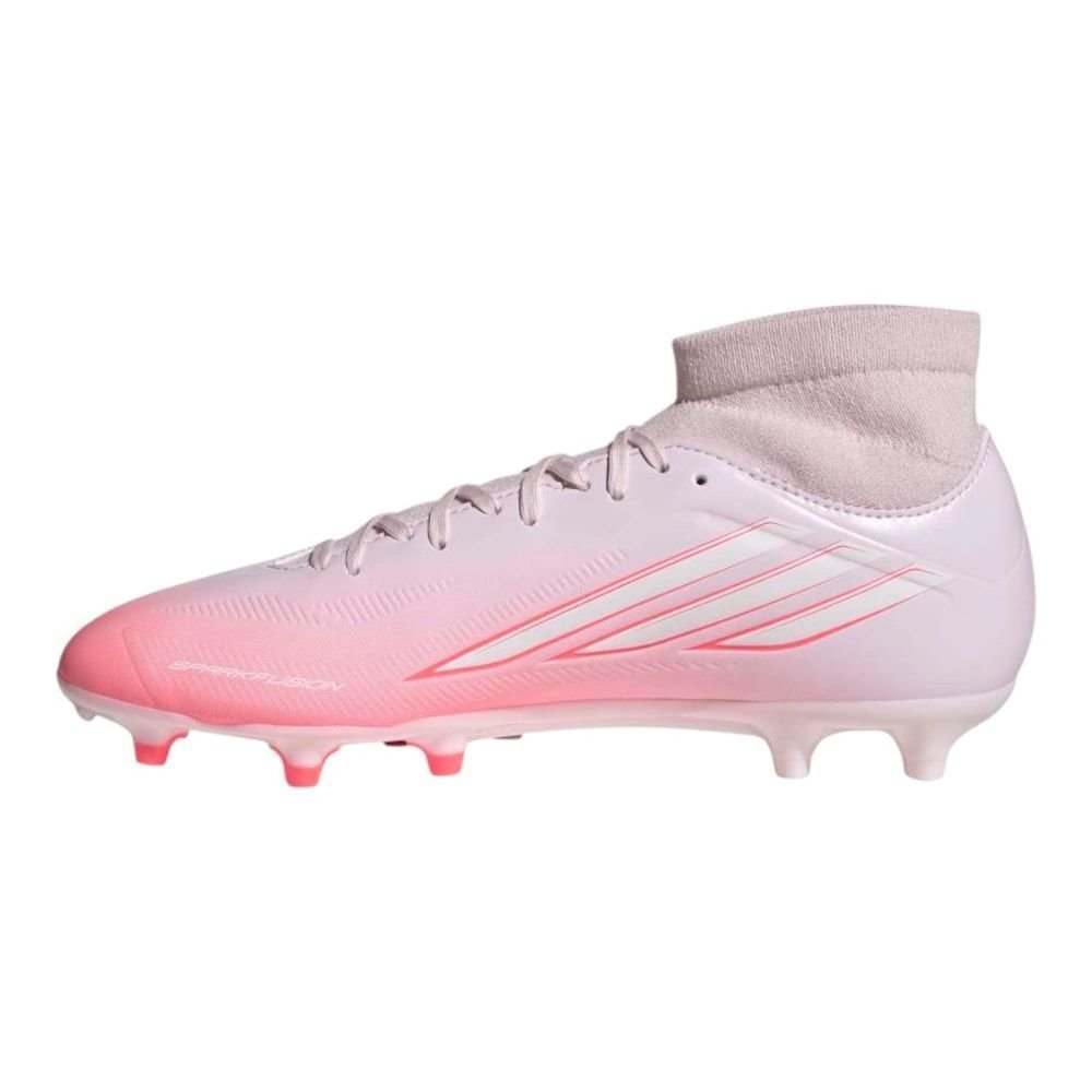 Chuteira Campo Adidas F50 Sparkfusion Club FG/AG Feminina Rosa 2