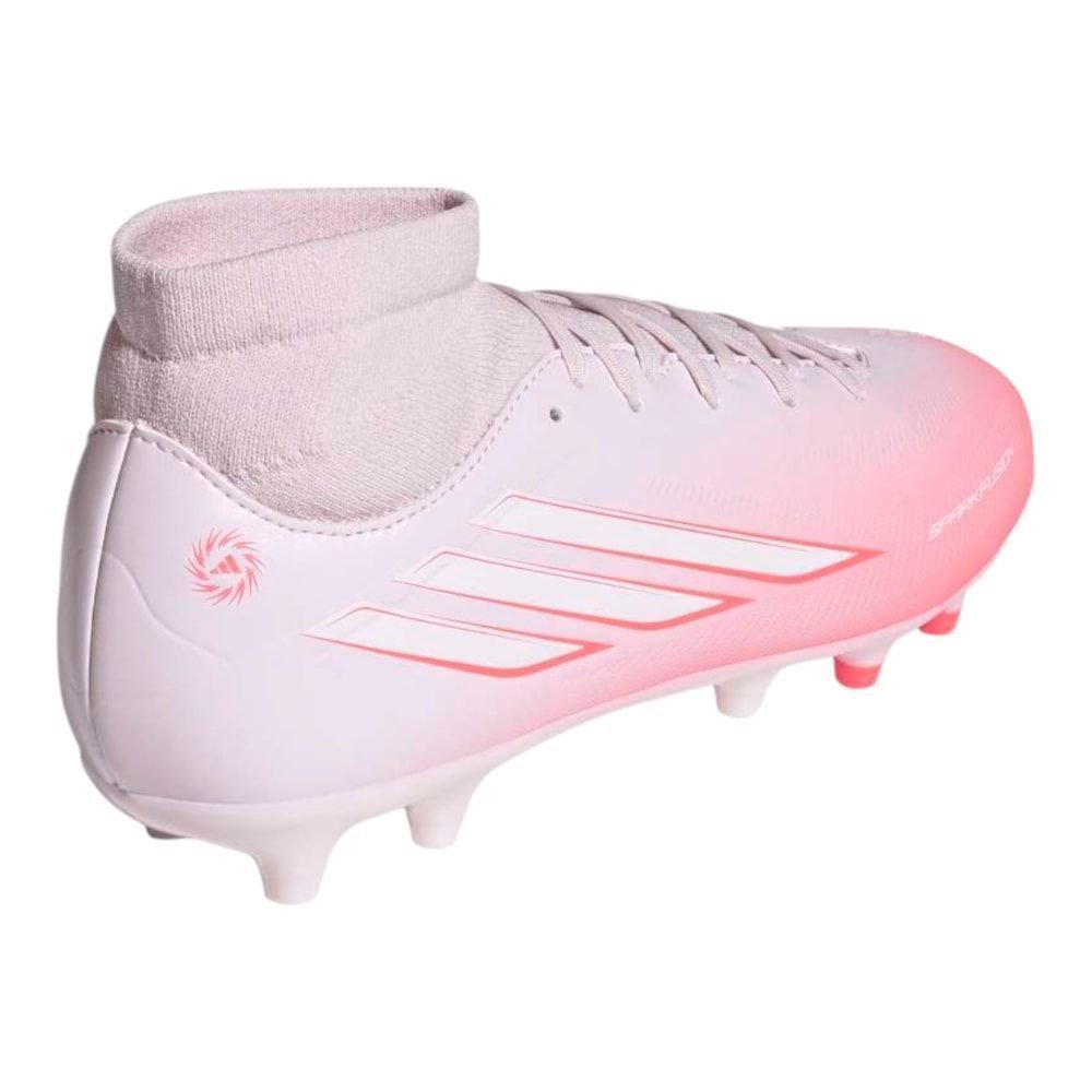 Chuteira Campo Adidas F50 Sparkfusion Club FG/AG Feminina Rosa 4