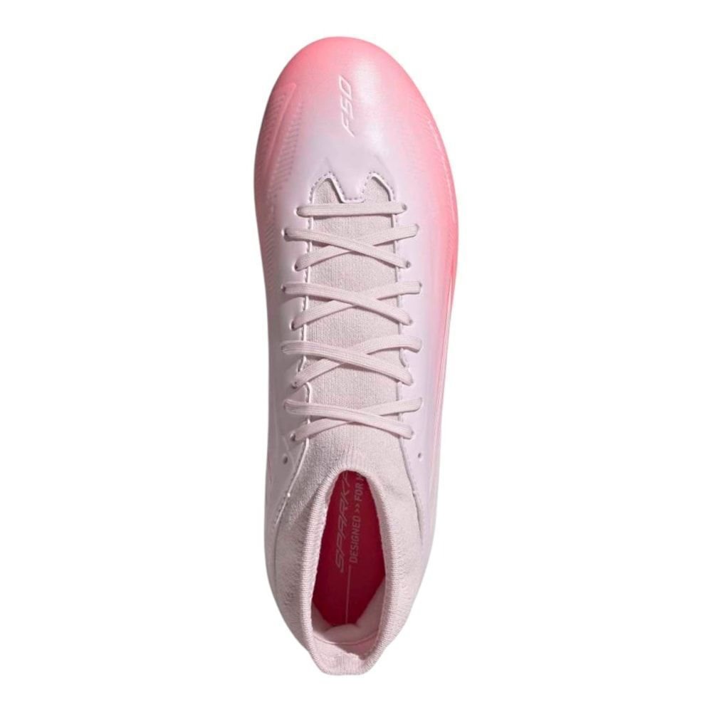 Chuteira Campo Adidas F50 Sparkfusion Club FG/AG Feminina Rosa 5