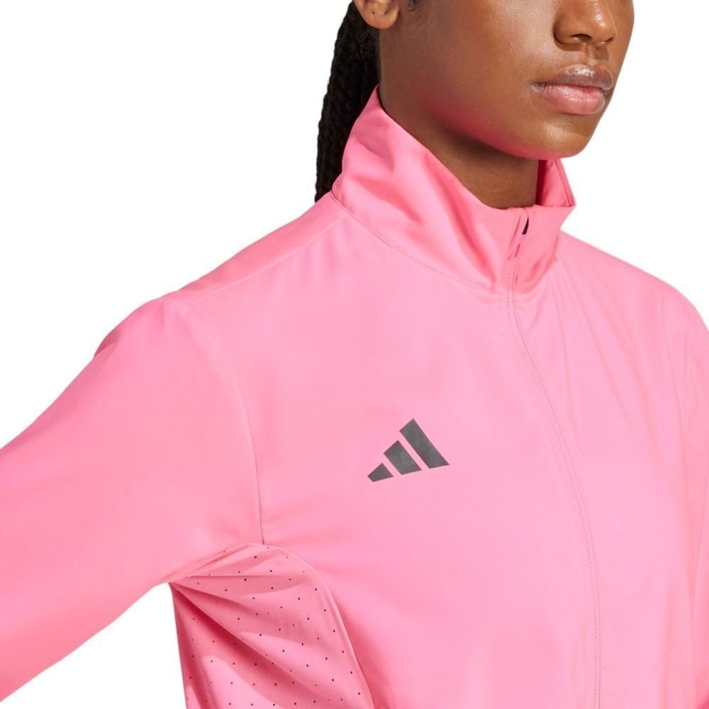 Jaqueta Adidas Adizero Essentials Feminina Rosa 3