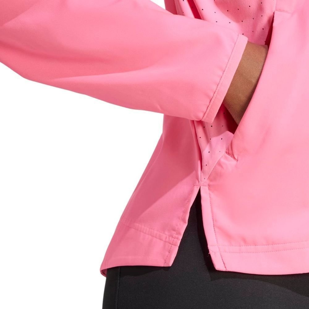 Jaqueta Adidas Adizero Essentials Feminina Rosa 4