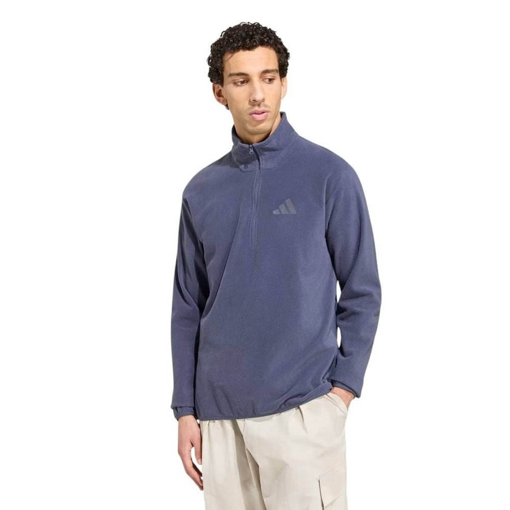 Jaqueta Adidas Fleece Terrex Multi Essentials Half Zip Masculina