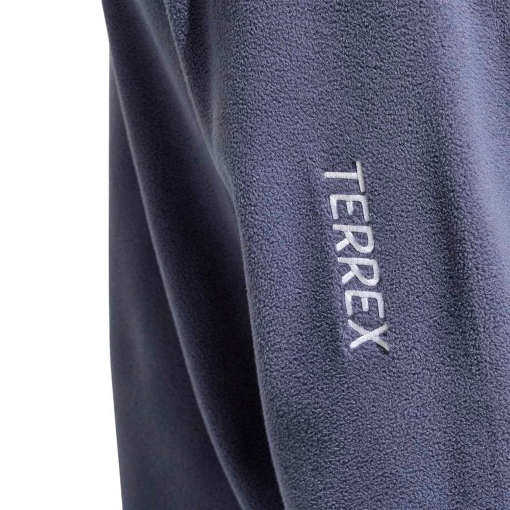 Jaqueta Adidas Fleece Terrex Multi Essentials Half Zip Masculina Azul 4