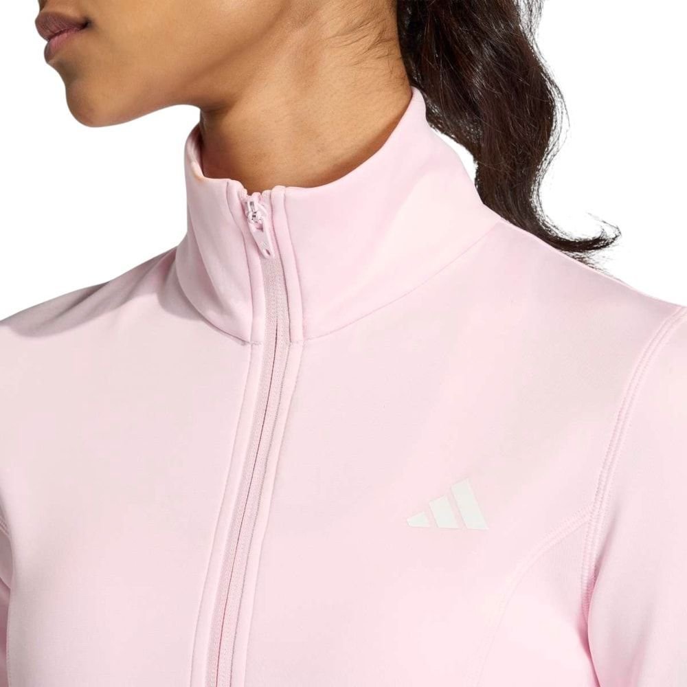 Jaqueta Adidas Optime Essentials Feminina Rosa 3