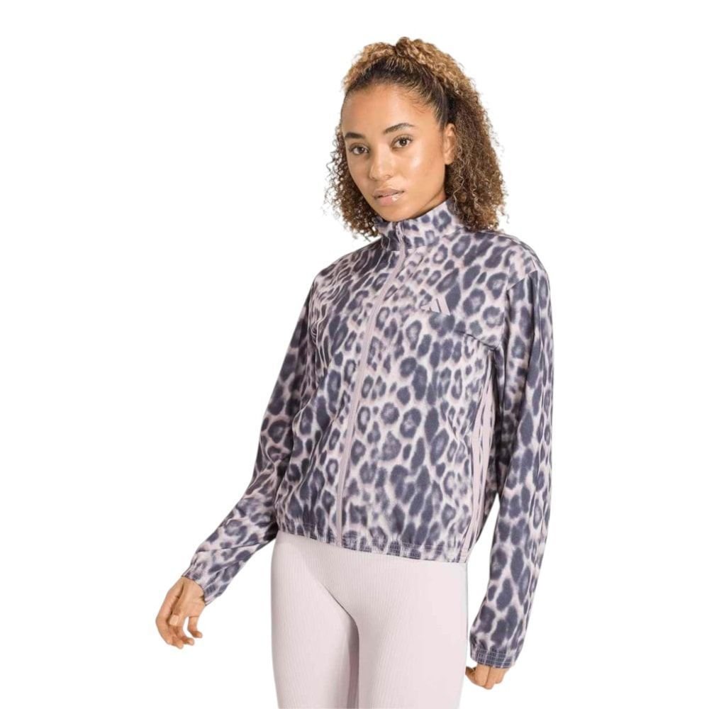 Jaqueta Adidas Workout Essentials Leopard Feminina