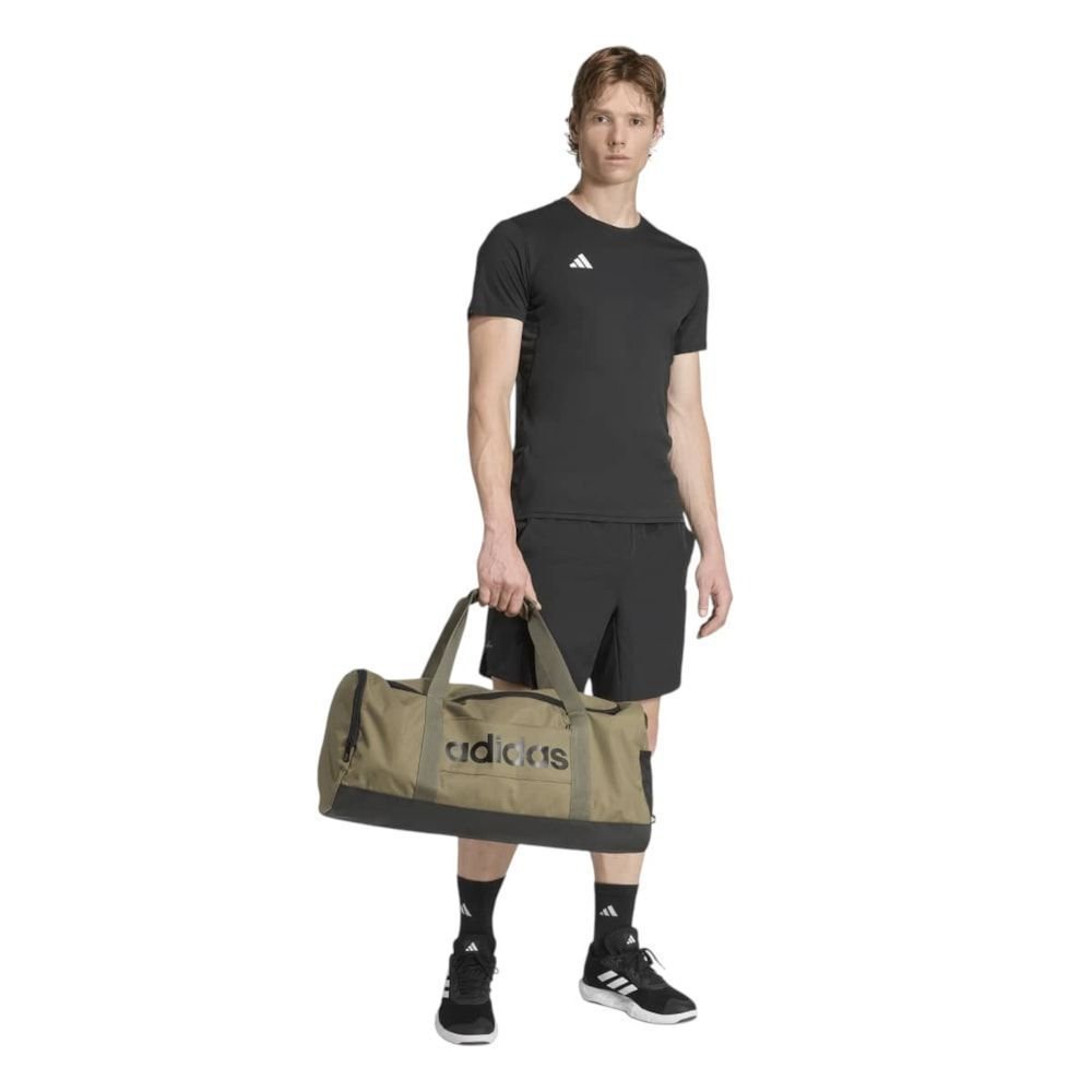 Mala Adidas Duffel Essentials Linear Média Verde 6
