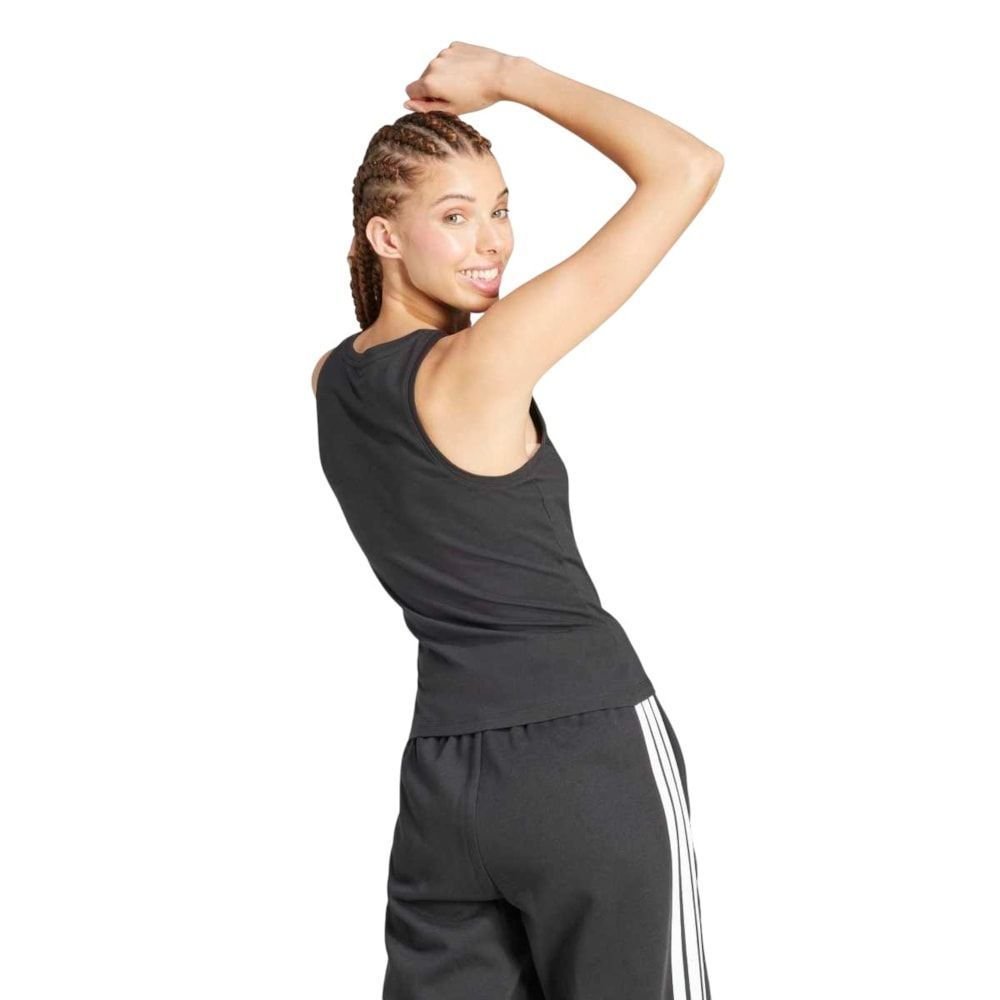 Regata Adidas Essentials Logo Linear SJ Feminina Preto 2