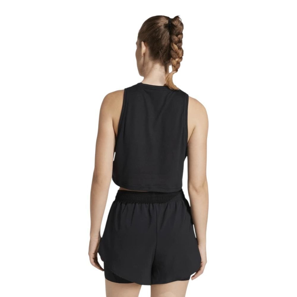 Regata Adidas Train Essentials Boxy Feminina Preto 2